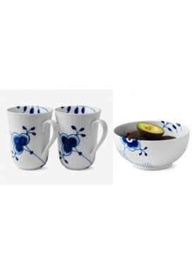 RoyalCopenhagenBlMegaRifletKrusmedhank2stkogSkl18cm-20